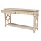 International Concepts Rectangle Josephine Solid Wood Console/Sofa Table with Shelf and 2 Drawers -, 64 in W, 18 in L OT-19S - alternate 6